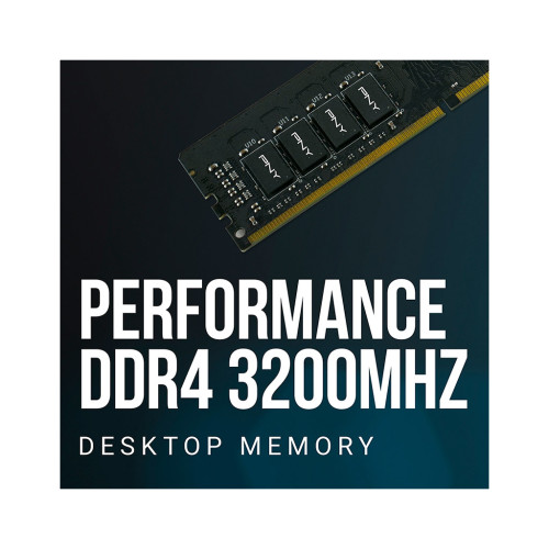 Модуль пам'яті для комп'ютера DDR4 16GB 3200 MHz PNY (MD16GSD43200-SI)