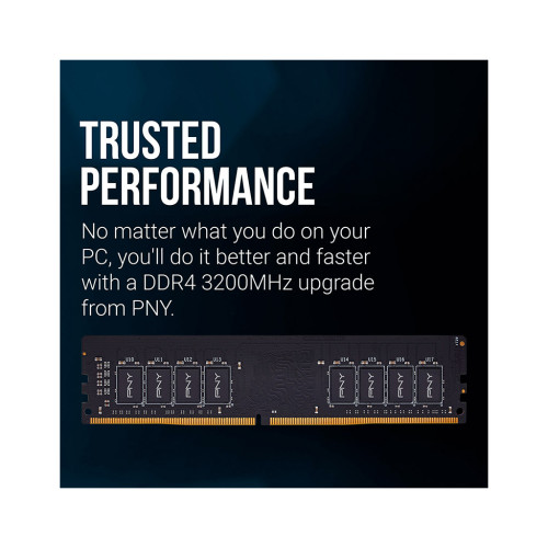 Модуль пам'яті для комп'ютера DDR4 16GB 3200 MHz PNY (MD16GSD43200-SI)