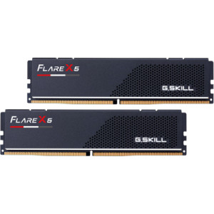 Модуль пам'яті для комп'ютера DDR5 32GB (2x16GB) 6000 MHz Flare X5 Matte Black G.Skill (F5-6000J2836G16GX2-FX5)