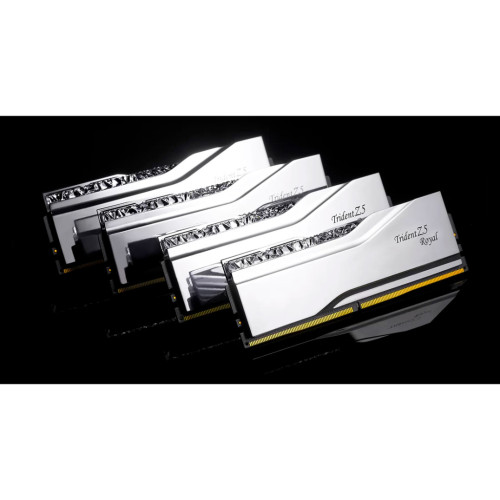 Модуль пам'яті для комп'ютера DDR5 32GB (2x16GB) 6400 MHz Trident Z5 Royal Silver G.Skill (F5-6400J3239G16GX2-TR5S)
