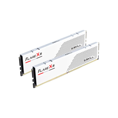 Модуль пам'яті для комп'ютера DDR5 64GB (2x32GB) 6000 MHz Flare X5 Matte White G.Skill (F5-6000J2836G32GX2-FX5W)