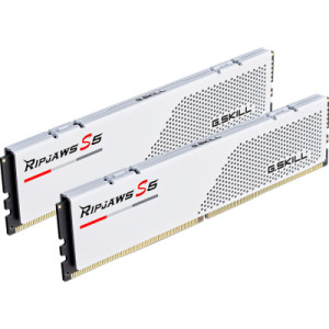 Модуль пам'яті для комп'ютера DDR5 64GB (2x32GB) 6000 MHz Ripjaws S5 Matte White G.Skill (F5-6000J2836G32GX2-RS5W)