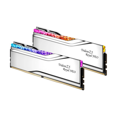 Модуль пам'яті для комп'ютера DDR5 32GB (2x16GB) 6000 MHz Trident Z5 Royal Silver G.Skill (F5-6000J2836G16GX2-TR5S)