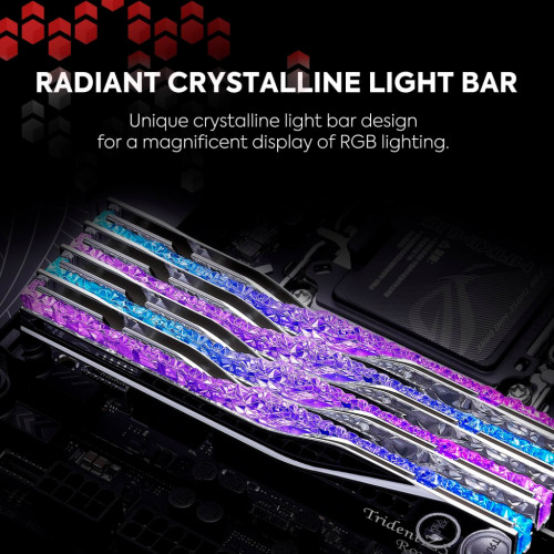 Модуль пам'яті для комп'ютера DDR5 32GB (2x16GB) 6000 MHz Trident Z5 Royal Silver G.Skill (F5-6000J2836G16GX2-TR5S)