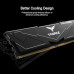 Модуль пам'яті для комп'ютера DDR5 32GB (2x16GB) 6000 MHz T-Force Vulcan Black Team (FLBD532G6000HC38JDC01)