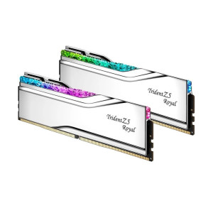 Модуль пам'яті для комп'ютера DDR5 64GB (2x32GB) 6400 MHz Trident Z5 Royal Silver G.Skill (F5-6400J3239G32GX2-TR5S)