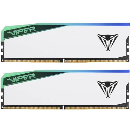 Модуль пам'яті для комп'ютера DDR5 32GB (2x16GB) 6000 MHz Viper Elite 5 RGB Patriot (PVER532G60C30KW)