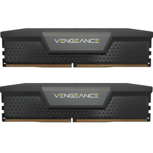 Модуль пам'яті для комп'ютера DDR5 128GB (2x64GB) 6400 MHz Vengeance Black Corsair (CMK128GX5M2B6400C42)