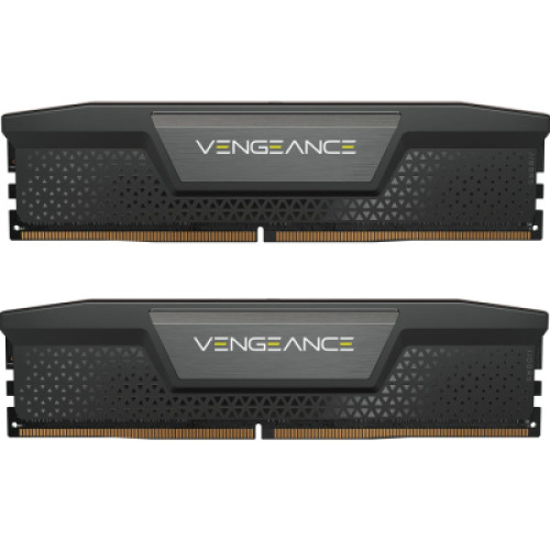 Модуль пам'яті для комп'ютера DDR5 128GB (2x64GB) 6400 MHz Vengeance Black Corsair (CMK128GX5M2B6400C42)