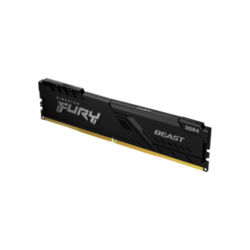 Модуль пам'яті для комп'ютера DDR4 8GB 3200 MHz Beast Black Kingston Fury (ex.HyperX) (KF432C16BB/8WP)