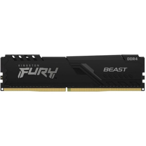Модуль пам'яті для комп'ютера DDR4 8GB 3200 MHz Beast Black Kingston Fury (ex.HyperX) (KF432C16BB/8WP)