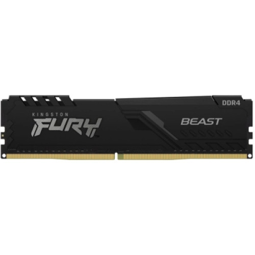 Модуль пам'яті для комп'ютера DDR4 8GB 3200 MHz Beast Black Kingston Fury (ex.HyperX) (KF432C16BB/8WP)
