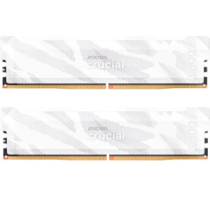 Модуль пам'яті для комп'ютера DDR5 32GB (2x16GB) 6400 MHz Pro Overclocking White Micron (CP2K16G64C32U5W)