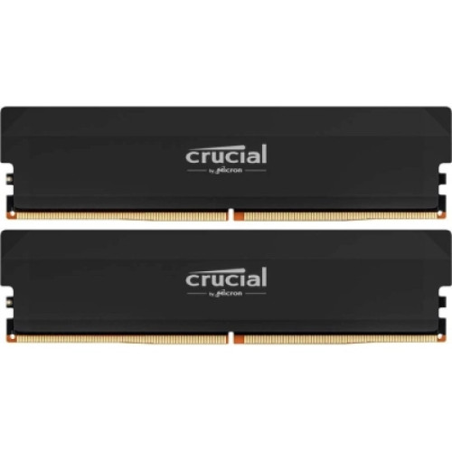 Модуль пам'яті для комп'ютера DDR5 64GB (2x32GB) 6400 MHz Pro Overclocking Black Micron (CP2K32G60C40U5B) Модуль пам'яті для комп'ютера DDR5 64GB (2x32GB) 6400 MHz Pro Overclocking Black Micron (CP2K32G60C40U5B)