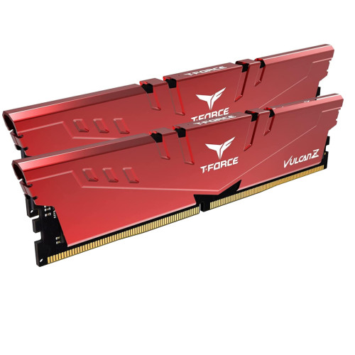 Модуль пам'яті для комп'ютера DDR4 32GB (2x16GB) 3200 MHz Vulcan Z RED Team (TLZRD432G3200C16FDC01)