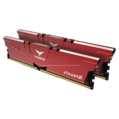 Модуль пам'яті для комп'ютера DDR4 16GB (2x8GB) 2666 MHz T-Force Vulcan Z Red Team (TLZRD416G2666C18H01)