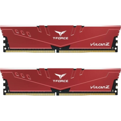 Модуль пам'яті для комп'ютера DDR4 16GB (2x8GB) 2666 MHz T-Force Vulcan Z Red Team (TLZRD416G2666C18H01)