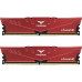 Модуль пам'яті для комп'ютера DDR4 16GB (2x8GB) 2666 MHz T-Force Vulcan Z Red Team (TLZRD416G2666C18H01)