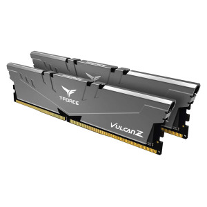 Модуль пам'яті для комп'ютера DDR4 16GB (2x8GB) 3000 MHz T-Force Vulcan Z Gray Team (TLZGD416G3000HC16CDC01)