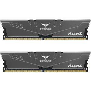 Модуль пам'яті для комп'ютера DDR4 16GB (2x8GB) 3000 MHz T-Force Vulcan Z Gray Team (TLZGD416G3000HC16CDC01)