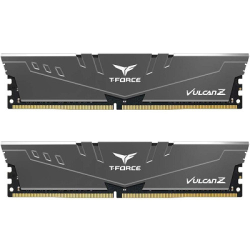 Модуль пам'яті для комп'ютера DDR4 16GB (2x8GB) 3000 MHz T-Force Vulcan Z Gray Team (TLZGD416G3000HC16CDC01)