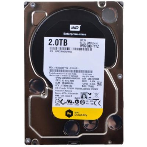 Жорсткий диск 3.5 2TB WD (#WD2000FYYZ#)