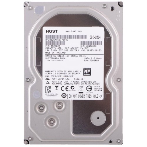Жорсткий диск 3.5 4TB WDC Hitachi HGST (0F23025 / HUS726040ALE614)