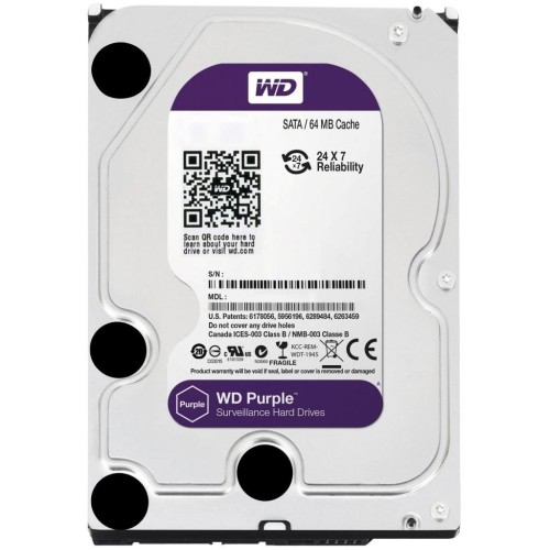 Жорсткий диск 3.5 1TB WD (#WD10PURX-FR#)