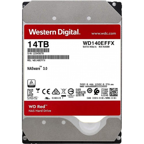 Жорсткий диск 3.5 14TB WD (WD140EFFX)