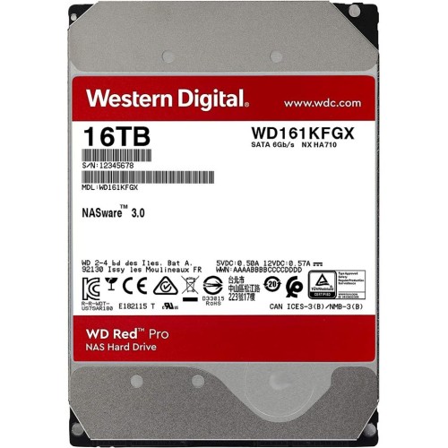 Жорсткий диск 3.5 16TB WD (WD161KFGX)