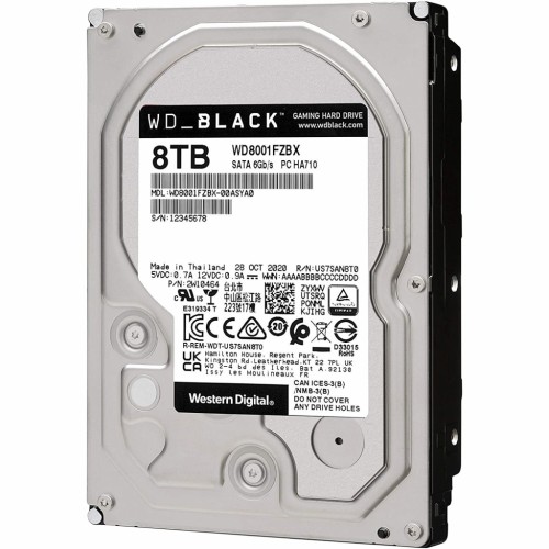 Жорсткий диск 3.5 8TB WD (WD8001FZBX)