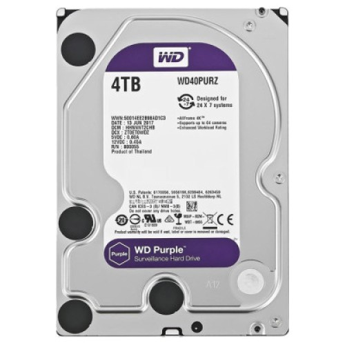 Жорсткий диск 3.5 4TB WD (# WD40PURZ #)