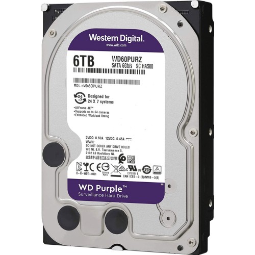 Жорсткий диск 3.5 6TB WD (# WD63PURZ #)