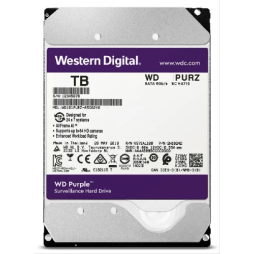 Жорсткий диск 3.5 18TB WD (WD181PURZ)