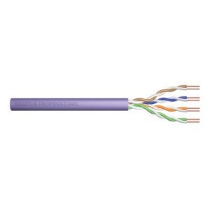 Кабель мережевий Digitus UTP 305м, cat 6, CU, AWG23/1, PVC, violet (DK-1611-V-305-NC)