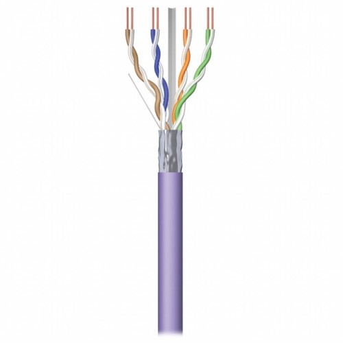 Кабель мережевий Kingda UTP 305м, cat 5e, CU, 4 pairs, 24AWG, LSZH, violet (KDUT8001-LSZH)