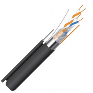 Кабель мережевий FinMark FTP 500м, CAT5e 2P 24AWG PE-M B Drum Outdor дріт 1*1,2мм (162153)