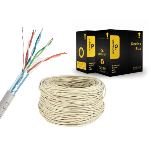 Кабель мережевий Cablexpert FTP 305м, cat 5e, CCA, AWG24, Patchkabel (FPC-5004E-L)