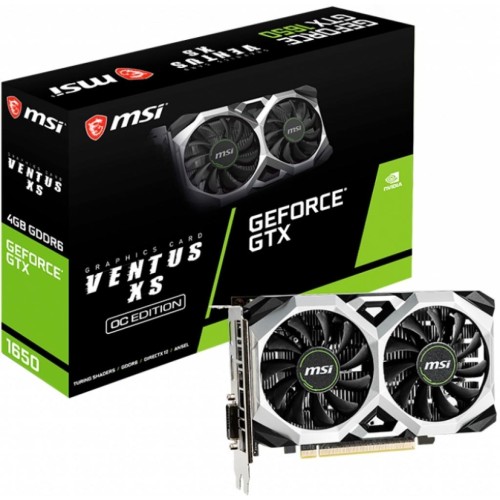 Відеокарта MSI GeForce GTX1650 4096Mb D6 VENTUS XS OC (GTX 1650 D6 VENTUS XS OC)