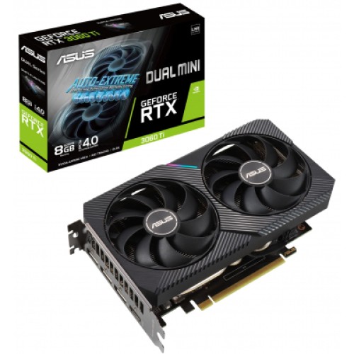 Відеокарта ASUS GeForce RTX3060Ti 8Gb DUAL MINI V2 LHR (DUAL-RTX3060TI-8G-MINI-V2)