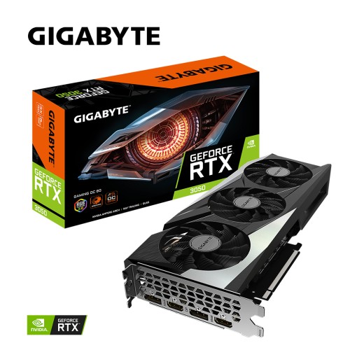 Відеокарта GIGABYTE GeForce RTX3050 8Gb GAMING OC (GV-N3050GAMING OC-8GD)