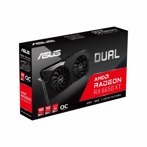Відеокарта ASUS Radeon RX 6650 XT 8Gb DUAL OC (DUAL-RX6650XT-O8G)