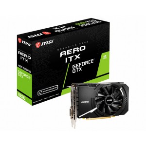 Відеокарта MSI GeForce GTX1650 4096Mb D6 AERO ITX (GTX 1650 D6 AERO ITX V1)