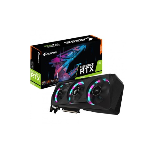 Відеокарта GIGABYTE GeForce RTX3050 8Gb AORUS ELITE (GV-N3050AORUS E-8GD)