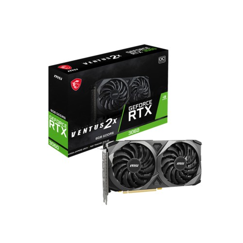 Відеокарта MSI GeForce RTX3060 8Gb VENTUS 2X OC (RTX 3060 VENTUS 2X 8G OC)