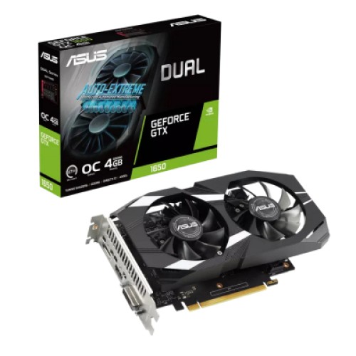 Відеокарта ASUS GeForce GTX1650 4096Mb DUAL OC D6 V2 (DUAL-GTX1650-O4GD6-P-V2)