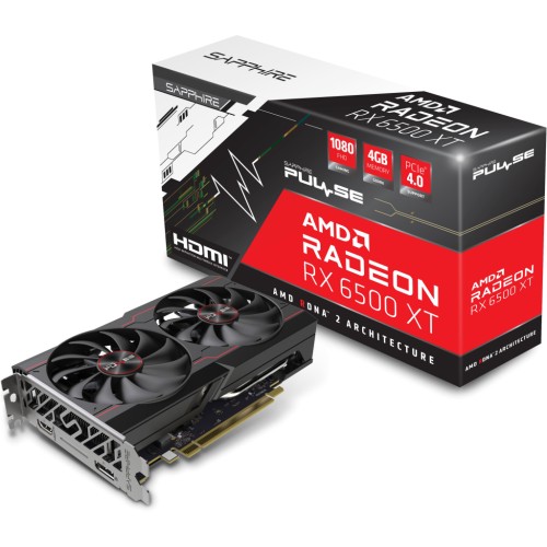 Відеокарта Sapphire Radeon RX 6500 XT 4Gb PULSE DUAL (11314-01-20G)