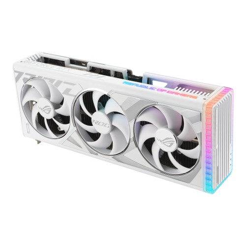 Відеокарта ASUS GeForce RTX4080 16Gb ROG STRIX WHITE OC (ROG-STRIX-RTX4080-O16G-WHITE)