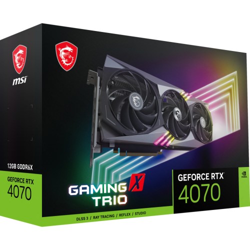 Відеокарта MSI GeForce RTX4070 12Gb GAMING X TRIO (RTX 4070 GAMING X TRIO 12G)