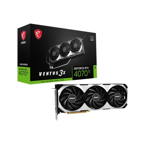 Відеокарта MSI GeForce RTX4070Ti 12Gb VENTUS 3X (RTX 4070 Ti VENTUS 3X 12G)